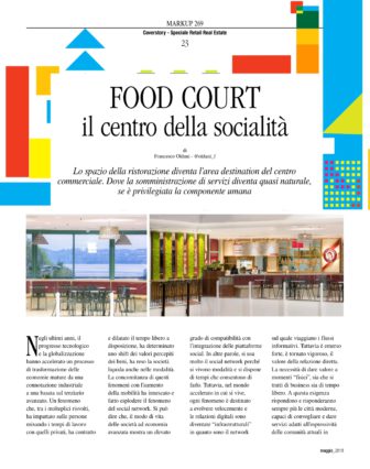 Markup269 Food Court il centro della socialità