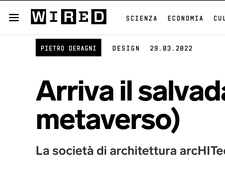 arcHITects press - WIRED magazine